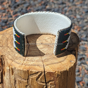 Bracelet jonc large ouvert personnalisé en résine, style bohème, vente en gros de bijoux tendance - Product Image 5