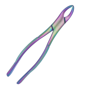 Pinzas de Extracción Universales 150SR Manual Rainbow para Raíces de Dientes Primarios, Pediátricas, Quirúrgicas, de Acero Inoxidable, Ergonómicas - Product Image 3