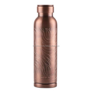Personalized Water <b>Bottle</b> Pure Copper 100% Ayurvedic Water <b>Bottle</b> With Lid Hot Selling Health Beneficial Water <b>Bottle</b> by TCD - Product Image 2