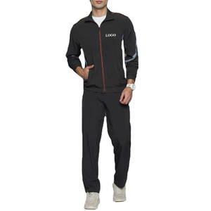Conjunto Deportivo Personalizado para Hombre, Sudadera con Capucha y Pantalones Deportivos de 2 Piezas, Chaqueta con Cierre y Capucha, Ropa Deportiva Informal con Logotipo Personalizado OEM ODM - Product Image 1
