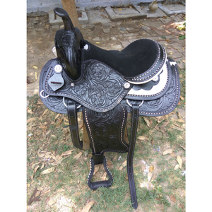 Nouvelle Selle d'Équitation Western Artisanale en Cuir Véritable de Haute Qualité pour le Roping et la Randonnée à Cheval - Product Image 1