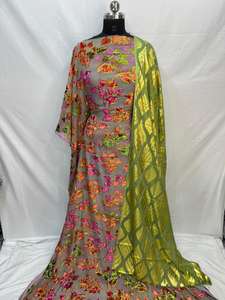 Colección A.K.TRENDY, Conjunto Somali Dirac, Tela Maqbal Ecológica, Bordado Elegante, Vestido de Novia Tradicional de Lujo para Niñas - Product Image 3