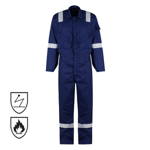 Cotton Hi Vis <b>Waterproof</b> Unisex Work <b>Overall</b> CE Certified Fire Proof Industrial Safety Uniform Jumpsuit by JNA Group - Product Image 3
