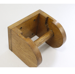 Porte-rouleau de papier toilette en bois, vente en gros d'accessoires de salle de bain, support mural en bois pour papier toilette - Product Image 5