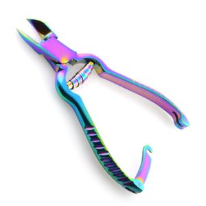 Coupe-ongles enduit multi-plasma de qualité médicale professionnelle lame de coupe tranchante poignée en acier pour manucure pratique aux doigts - Product Image 3