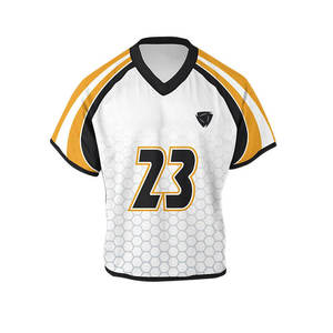 PIHA SPORTS Custom Team Lacrosse Jersey V Neck Sportswear Printed Uniform <b>Shirt</b> 100% <b>Polyester</b> Quick Dry Red Black Club Men's - Product Image 3