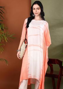 High Quality Designer Rayon <b>Kaftan</b> Tie Dyed <b>Summer</b> Daily Wear Regular Fit Sweetheart neck at Best Price by Supplier - Product Image 4