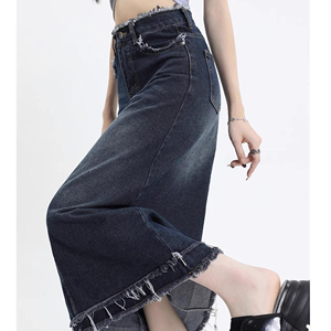 Women Pleated Midi <b>Skirt</b> High Waist A Line <b>Elastic</b> Waist Casual Office Fashion <b>Skirt</b> Wholesale - Product Image 5
