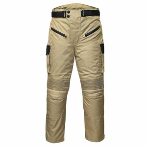 Men’s <b>Textile</b> Motorcycle Riding Pants Cordura Mesh Guard Protective Moto Touring Adventure Cargo Trousers With Zipper Pockets - Product Image 2