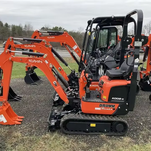 รถขุดขนาดเล็ก Kubota K008-5 ไฮดรอลิก เหมาะสำหรับงานก่อสร้าง ฟาร์ม สวน ใช้ในงานขนาดเล็ก รถขุดขนาดจิ๋วสำหรับขาย - Product Image 6