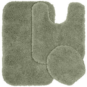 Tapis de sol personnalisé en peluche épaisse de haute qualité, tapis de salle de bain simple et absorbant, paillasson carré antidérapant pour salle de bain - Product Image 4