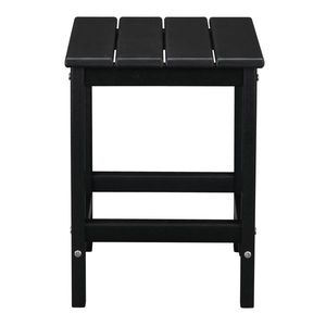 Table d'appoint carrée noire en HDPE monocouche 36*36*47cm - Product Image 4