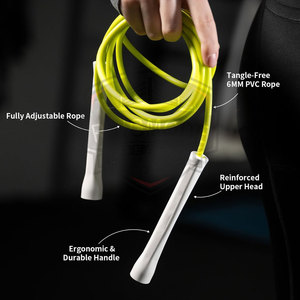 Cuerda de Velocidad Ajustable de Alta Calidad con Recubrimiento de PVC Personalizable para Entrenamiento de Boxeo, Fitness y Resistencia - Product Image 2