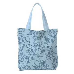 Customized Logo Women's Geometric Retro Clothing Store Handbag Canvas Reusable Foldable <b>Medium</b> <b>Size</b> Shopping <b>Bag</b> Printed - Product Image 3