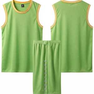TRENDY 2026 Basketball Uniform Set Unisex Adult Breathable Mesh Anti-Bacterial Sublimated Printed Sleeveless <b>Jersey</b> <b>Shorts</b> OEM - Product Image 1