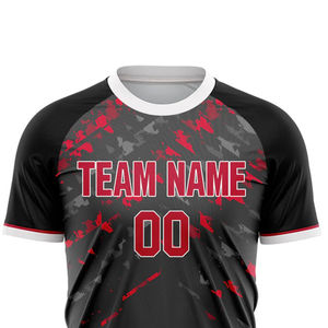 Uniforme de Fútbol Personalizado con Nombre de Equipo OEM para Hombre, Camiseta de Manga Corta de Poliéster Transpirable de la Mejor Calidad con Impresión por Sublimación - Product Image 3