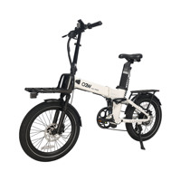 Vélo électrique pliable 20 pouces en alliage d'aluminium, modèle compact de luxe pour les trajets en ville, OEM, usine chinoise, modèle 0201