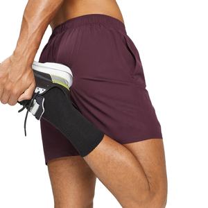 High Street Shorts de sport pour hommes Couleur unie personnalisée Élastique uni Prix raisonnable Workout Fitness High Street Shorts de sport pour hommes - Product Image 2