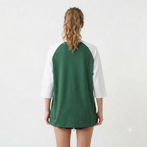 T-shirts amples à manches courtes et col en V pour femmes, tendance, légers, doux, décontractés, brodés, personnalisables, été 2026 - Product Image 2