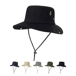 Sombrero de Pescador Liso de Algodón para Hombre y Mujer, Venta al por Mayor, Ala Ancha, Protección Solar, Transpirable, para Uso en Exteriores, Regalos Publicitarios - Product Image 1