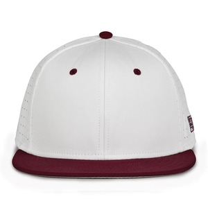 Casquette Snapback Bicolore Blanc et Bleu à Visière Plate, Chapeau de Baseball Ajustable, Streetwear, Mode Sportive, Logo Personnalisé, Accessoire de Tête - Product Image 6