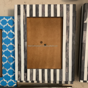 High Quality Customized Handmade Resin MDF Wood Photo <b>Frame</b> Stylish Bone Inlay Design for Home Decor and Business Gift - Product Image 4