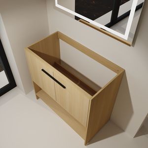 Mobile bagno freestanding da 36 pollici con 2 ante in compensato (lavello escluso) - Product Image 5