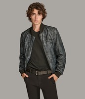Dernière mode, design unique, veste en cuir pour homme, service OEM, haute qualité, coupe-vent, imperméable, couleur personnalisée sur le devant.
