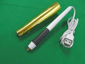 HC0480 Heated <b>Gold</b> Foil <b>Pen</b> | Heated <b>Gold</b> Foil <b>Pen</b> With USB Cable Corded Electric Rotary Tool Accessory Plastic Straight Shank - Product Image 1