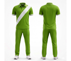 Uniforme de Cricket con Tecnología de Sublimación Premium |   Uniforme de Cricket para Hombres, Mujeres y Jóvenes, Camiseta Polo y Pantalones, Conjunto Completo para Equipo - Product Image 2
