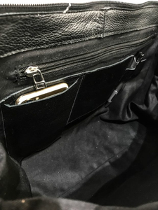 Real Leather Handbags for Girls Ladies <b>Purse</b> with Zipper Closure and Adjustable Strap for Daily Use In Work Travel Streetwear - Product Image 3