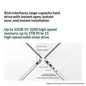 ข้อเสนอพิเศษใหม่ HP Sharp14 โน้ตบุ๊กพีซีขนาด 14 นิ้ว CPU Core 5-120U แรม 16G/32G  SSD M.2 512G/1T  พร้อมระบบสแกนลายนิ้วมือ เหมาะสำหรับธุรกิจและงานออฟฟิศ - Product Image 5