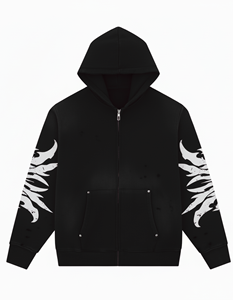 Fabricante Mayorista de Sudaderas con Efecto Ácido, Sudadera de Felpa con Lavado Vintage, Fabricación a Granel con Logotipo Personalizado OEM para Moda - Product Image 1