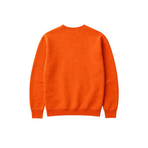Sudadera con Logotipo Personalizado para Hombre, Color Naranja, Gráfico con Pedrería “Blessed”, Corte Holgado, Ropa Casual, Moda Urbana - Product Image 3