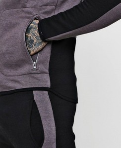 Men's Hooded <b>Tracksuit</b> Set Full Sleeve Solid Color Zipper Closure Breathable Casual Wear Autumn Style Regular Fit Suit - Product Image 4