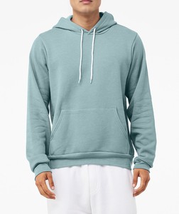 Sweat-shirt en molleton à capuche pour homme, couleur unie, coupe classique, avec poche avant, respirant, style décontracté, style automne - Product Image 1