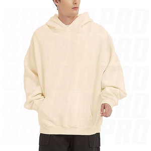 Sudadera con Capucha de Invierno para Hombre, Estilo Urbano Personalizado, Vintage, Bordada, Sólida, Oversize, Lavado Ácido, Alta Calidad, 100% Algodón - Product Image 2