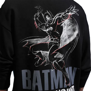 Solid Color Drop Shoulder Crewneck Hoodie Sweatshirt 100% Cotton French Terry Oversized <b>Winter</b> Custom Logo Print Men's Hoodie - Product Image 5