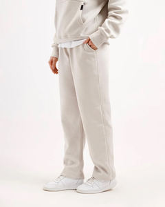 Pantalones 2026 Personalizados Estilo Urbano Oversize 510g Negros Hip Hop Holgados para Hombre, Pantalones Anchos Rectos con Efecto Desgastado - Product Image 3