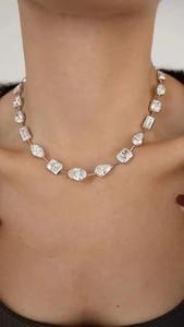 สร้อยคอเพชรคุณภาพเยี่ยม ดีไซน์คลาสสิก สำหรับผู้หญิง เหมาะสำหรับโอกาสพิเศษ ราคาโรงงาน - Product Image 6