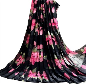 Tela de satén Vetlesh Patta o tela para sari, corte 6.3 con pieza para blusa. - Product Image 6