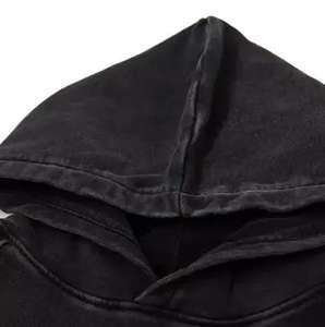 Conjunto Deportivo de Algodón para Mujer con Efecto Ácido, Sudadera con Capucha, Ropa Deportiva, Sudadera Oversize, Estilo Urbano - Product Image 3