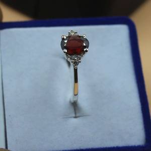 Anillo de Morganita Vintage con Certificado IGI, Plata de Ley 925, Chapado en Oro de 14K, Piedra de Nacimiento de Febrero, Regalo de Promesa para Mujer, Joyería - Product Image 3