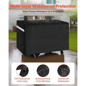 Copertura per Barbecue da 59 Pollici Resistente alle Intemperie e Impermeabile per Griglie da Esterno in Poliestere 600D Accessorio Essenziale per BBQ - Product Image 5