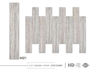 Suelo de baldosas de porcelana mate contemporáneo de 20x120 cm, diseñado para una superficie con un ligero relieve y un piso interior estable. - Product Image 3