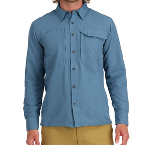 Camisa de pesca de manga corta con botones para hombre personalizada, camisas de pesca al aire libre con protección solar UV de secado rápido - Product Image 2