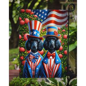 All American Poodle Multicolor <b>Garden</b> <b>Flag</b> Mailbox Decorative Yard Banner for Patio Artwork & Flower Beds for Yard & Lawn Signs - Product Image 3