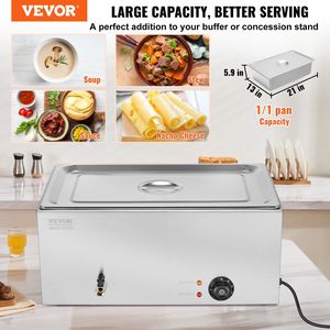 Commerciale elettrico 19Qt Pan Bain Marie bancone cibo cibo più caldo riscaldamento e attrezzature di tenuta - Product Image 2