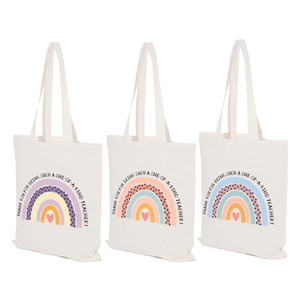 Sac de courses en toile personnalisé lavable, fourre-tout réutilisable à bandoulière, sac de transport écologique imprimé à rayures avec grande fermeture éclair, tendance - Product Image 4