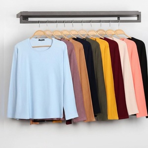 Nouveauté T-shirt à manches longues pour homme avec logo personnalisé sur le devant, col rond, 100% coton tricoté, séchage rapide, écologique, coupe décontractée - Product Image 4